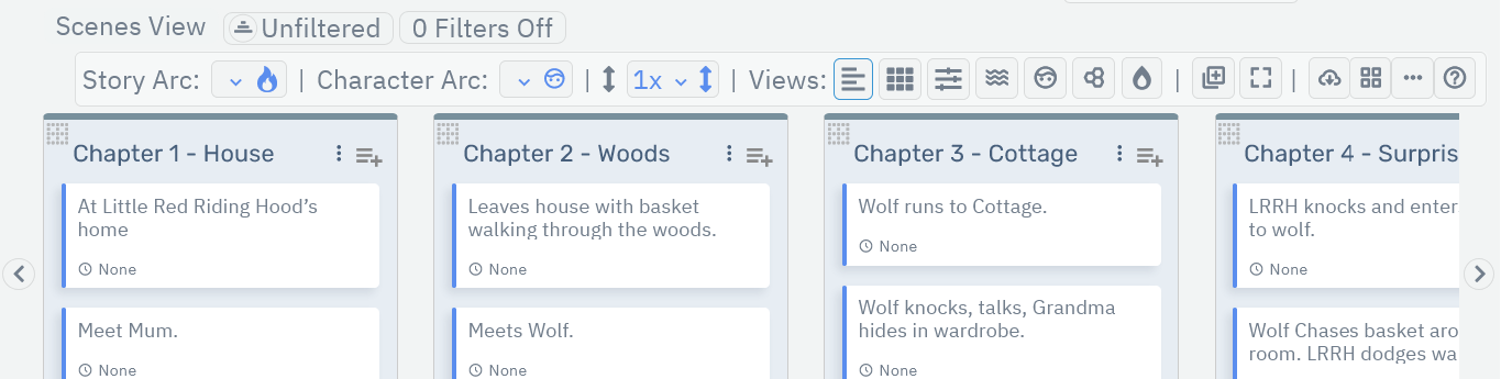 Storyfyre Scene Map Toolbar