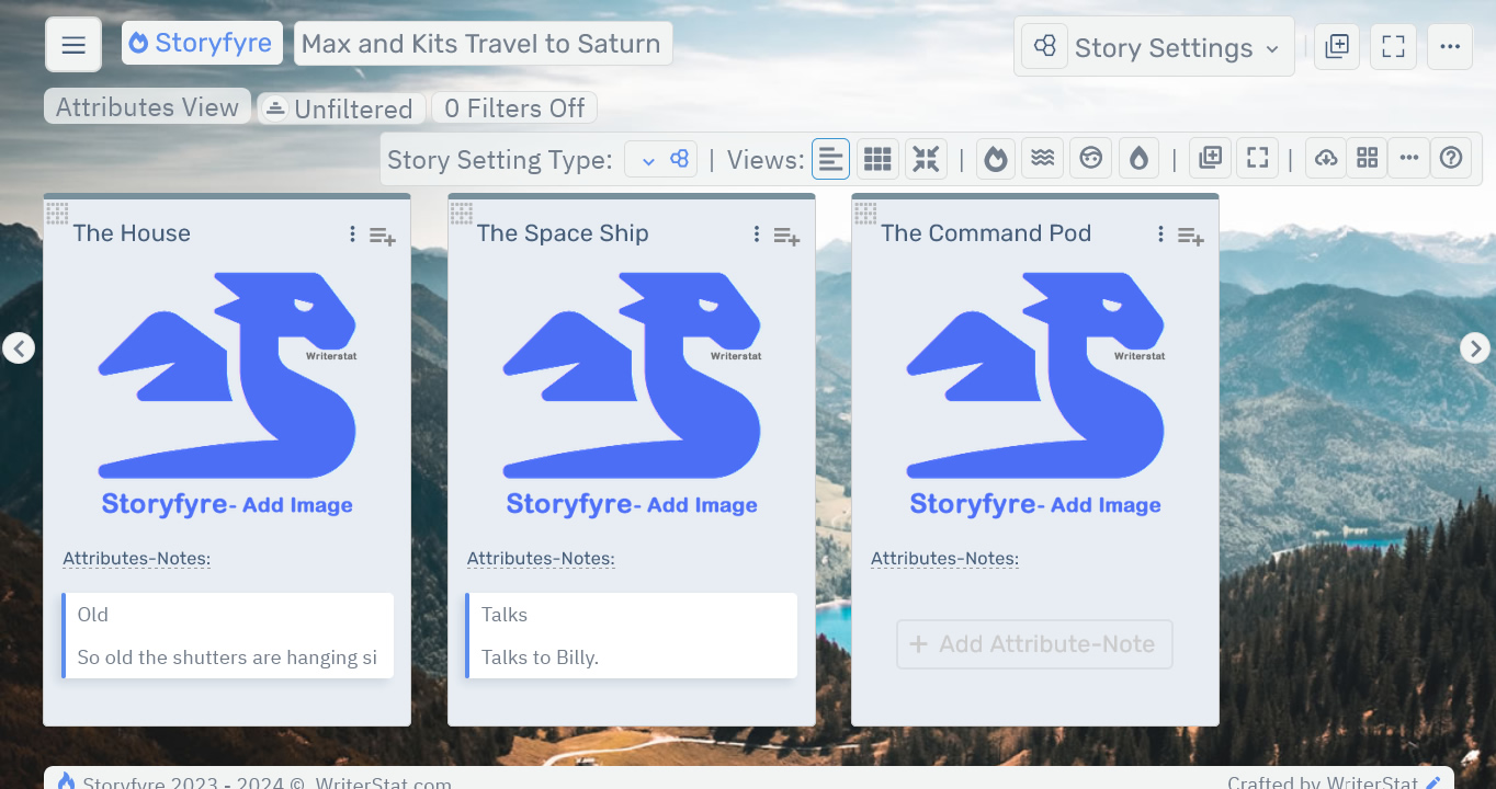 Storyfyre Story Settings